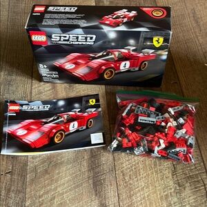 LEGO Speed Champions Red Ferrari Building Set